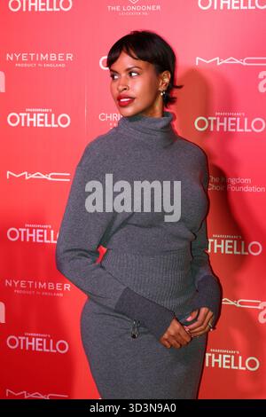 London, Großbritannien. Sabrina Elba am Othello West End. Theatre Royal. November 2025. Ref.:LMK430-S051125-001. Anfisa Polyushkevych/Landmark Media WWW.LMKMEDIA.COM Stockfoto