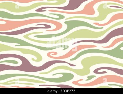 Abstrakter flüssiger Kunstmuster Hintergrund. Vektor-Illustration Kunsthintergrund Stock Vektor