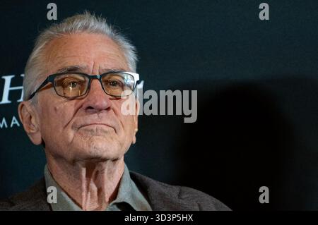 Rom, Italien. November 2025. Robert de Niro nimmt am 6. November 2025 an der Eröffnung des Nobu Hotels im Nobu Hotel Rome in Rom Teil. (Foto: Massimo Valicchia/NurPhoto) Credit: NurPhoto SRL/Alamy Live News Stockfoto