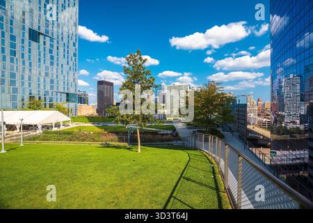Stadt Philadelphia CIRA Green Park und Blick auf die Skyline, Bundesstaat Pennsylvania, USA Stockfoto