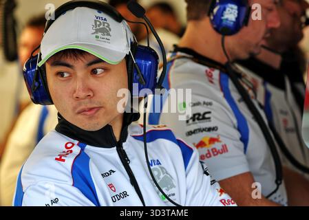 Sao Paulo, Brasilien. November 2025. Ayumu Iwasa (JPN) Racing Bulls und Red Bull Racing Reserve Driver. 07.11.2025. Formel-1-Weltmeisterschaft, Rd 21, Großer Preis Brasiliens, Sao Paulo, Brasilien, Sprint Qualifikationstag. Das Foto sollte lauten: XPB/Alamy Live News. Stockfoto