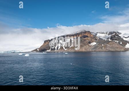 Hope Bay Mountain Landscape Antarktis. Stockfoto