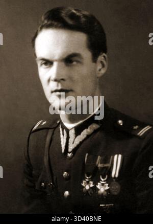 Marian Orlik (1916–1952) war ein polnischer Oberstleutnant der Armee, der während des Zweiten Weltkriegs zu den militärischen Bemühungen Polens beitrug. Stockfoto