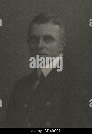 Walter Warzecha ist auf diesem Foto aus dem Jahr 1918 in der Illustrirte Zeitung festgehalten, das Personen von Bedeutung während des Ersten Weltkriegs dokumentiert Stockfoto