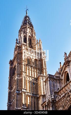 Primatenkathedrale der Heiligen Maria von Toledo, allgemein bekannt als Kathedrale von Toledo, in Toledo, Spanien, Europa Stockfoto