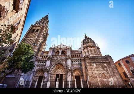 Primatenkathedrale der Heiligen Maria von Toledo, allgemein bekannt als Kathedrale von Toledo, in Toledo, Spanien, Europa Stockfoto