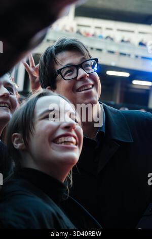 Michael McIntyre kommt zum BFI London Film Festival 2025 Red Carpet Gala Premiere von Frankenstein. Stockfoto