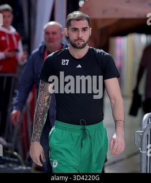 Belgrad, Serbien. November 2025. Vassilis Toliopoulis von Panathinaikos während des Euroleague Basketballspiels zwischen Crvena Zvezda (Roter Stern) und Panathi Stockfoto