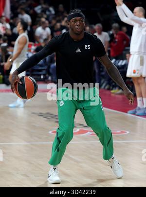 Belgrad, Serbien. November 2025. Kendrick Nunn von Panathinaikos während des Euroleague Basketballspiels zwischen Crvena Zvezda (Roter Stern) und Panathinaikos Stockfoto