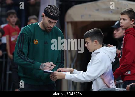 Belgrad, Serbien. November 2025. Juancho Hernangomez von Panathinaikos während des Euroleague Basketballspiels zwischen Crvena Zvezda (Roter Stern) und Panathin Stockfoto