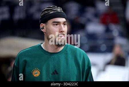 Belgrad, Serbien. November 2025. Juancho Hernangomez von Panathinaikos während des Euroleague Basketballspiels zwischen Crvena Zvezda (Roter Stern) und Panathin Stockfoto