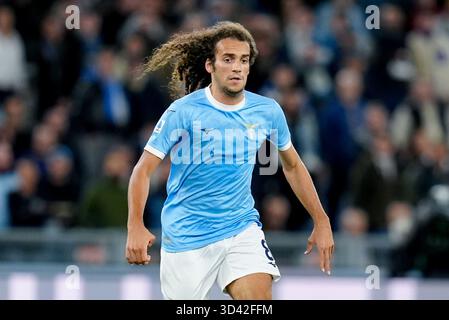 Rom, Italien. November 2025. Matteo Guendouzi von SS Lazio während der Serie A Enilive Match zwischen SS Lazio und Cagliari Calcio am 3. November 2025 in Rom Credit: Giuseppe Maffia/Alamy Live News Stockfoto
