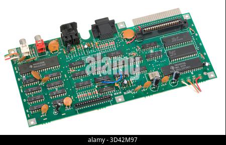 Hauptplatine des Tomy Tutor Computers Stockfoto