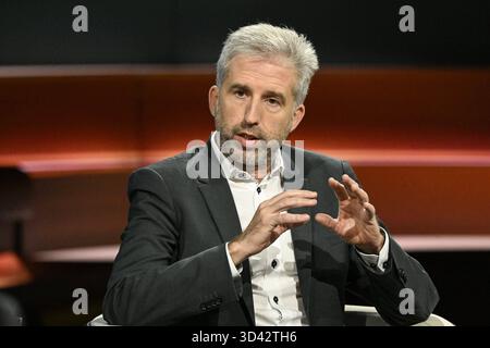 Boris Palmer Politiker 10/25 ihr Boris Palmer am 29. Oktober 2025 in Markus Lanz , ZDF Aufzeichnung vom 28. Oktober 2025 TV Fernsehen Talkshow Talkshow Deutschland deutsch deutscher Mann Politik parteilos parteiloser ex ehemaliger Grüner Grünen ob Oberbürgermeister Tübingen deutscher Politiker Bürgermeister quer halb sitzend sprechend gestikuliert *** Boris Palmer Politiker 10 25 Ihr Boris Palmer am 29. Oktober 2025 in Markus Lanz , ZDF Aufnahme vom 28. Oktober 2025 TV-Talkshow Talkshow Deutschland deutscher deutscher Mann Politik Party-less Ex Green Gr Stockfoto