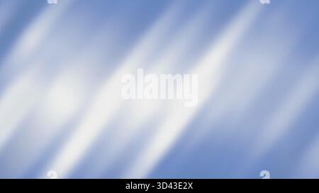 Körniger blauer, heller Unschärfenhintergrund mit weicher verlaufender Textur Stockfoto