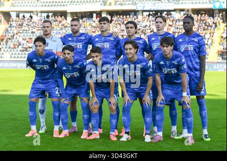 Empoli, Italien. November 2025. Empoli Line-up während des Spiels Empoli FC gegen US Catanzaro, italienischer Fußball Serie B in Empoli, Italien, 08. November 2025 Credit: Independent Photo Agency/Alamy Live News Stockfoto