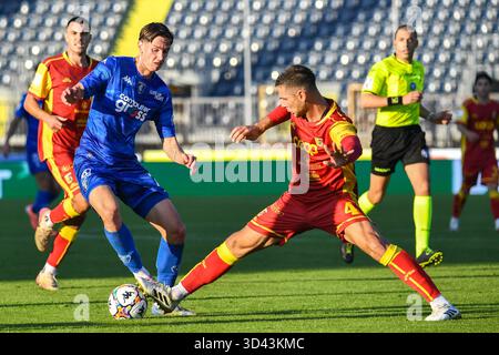 Empoli, Italien. November 2025. Bohdan Popov (Empoli) während des Spiels Empoli FC gegen US Catanzaro, italienischer Fußball Serie B in Empoli, Italien, 08. November 2025 Credit: Independent Photo Agency/Alamy Live News Stockfoto