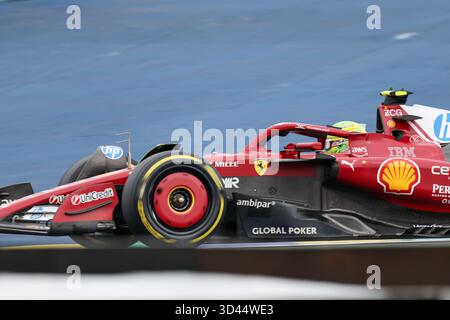 Sao Paulo, BH. 08/11/2025. Lewis Hamilton aus Großbritannien fuhr den (44) Scuderia Ferrari HP SF-25 Ferrari während der Formel 1 MSC Cruises Grande Premio de Sao Paulo 2025. Quelle: Alessio Morgese / Alamy Live News Stockfoto
