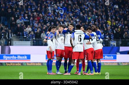 Team HSV Hamburg, 8. November 2025, Fußball, Bundesliga, HSV Hamburg - Borussia Dortmund 1:1 Stockfoto