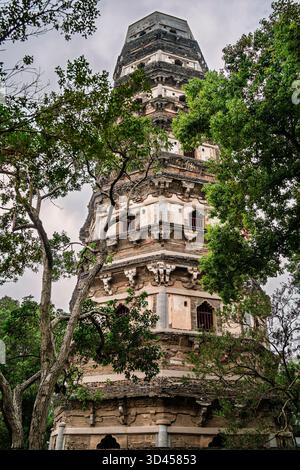 Tiger Hill Pagode Complex, Suzhou Stockfoto