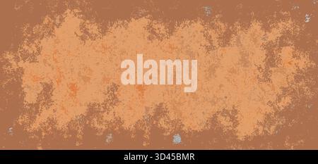 Distress Earth Tone abstrakte Textur Hintergrund. Abstrakte rostige Beton Textur, natürliche Erdtöne, industrielle Wandoberfläche, gealtertes Material, Stockfoto