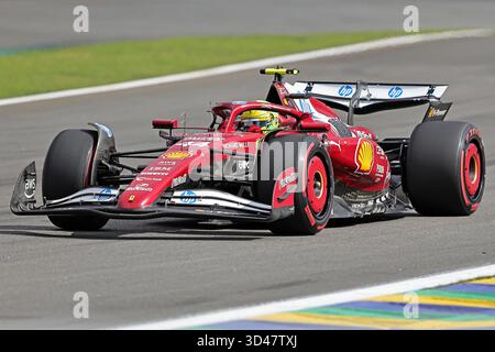 Sao Poulo, Brasilien. November 2025. Lewis Hamilton (GBR) Scuderia Ferrari SF-25 während des Qualifikationstags des Formel 1 Grand Prix von Brasilien im Autodromo Jose Carlos Pace Credit: Action Plus Sports/Alamy Live News Stockfoto