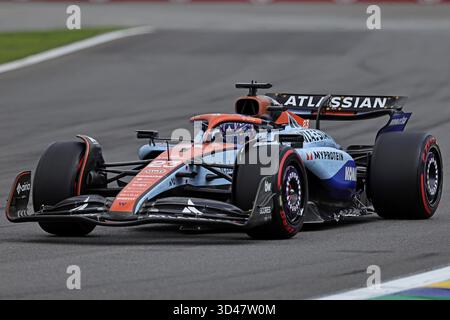 Sao Poulo, Brasilien. November 2025. Alexander Albon (THA) Atlassian Williams Racing FW47 Mercedes während des Qualifikationstages des Formel 1 Grand Prix von Brasilien im Autodromo Jose Carlos Pace Credit: Action Plus Sports/Alamy Live News Stockfoto