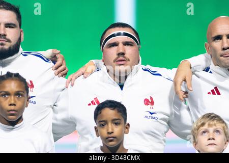 Saint Denis, Frankreich. November 2025. Während der Autumn Nations Series 2025, Rugby union Match zwischen Frankreich und Südafrika am 8. November 2025 im Stade de France in Saint-Denis bei Paris, Frankreich - Foto Nathan Barange/DPPI Credit: DPPI Media/Alamy Live News Stockfoto