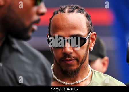 Sao Paulo, Brasilien. November 2025. Lewis Hamilton (GBR) Ferrari. 09.11.2025. Formel-1-Weltmeisterschaft, Rd 21, Großer Preis Brasiliens, Sao Paulo, Brasilien, Wettkampftag. Quelle: James Moy/Alamy Live News Stockfoto