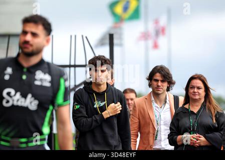 Sao Paulo, Brasilien. November 2025. Gabriel Bortoleto (BH) sauber. 09.11.2025. Formel-1-Weltmeisterschaft, Rd 21, Großer Preis Brasiliens, Sao Paulo, Brasilien, Wettkampftag. Quelle: James Moy/Alamy Live News Stockfoto