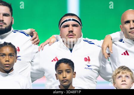 Saint Denis, Frankreich. November 2025. Während der Autumn Nations Series 2025, Rugby union Match zwischen Frankreich und Südafrika am 8. November 2025 im Stade de France in Saint-Denis bei Paris, Frankreich - Foto Nathan Barange/DPPI Credit: DPPI Media/Alamy Live News Stockfoto
