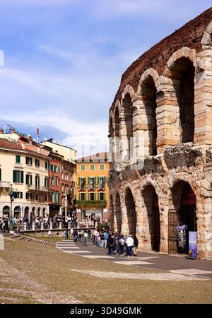 Römisches Amphitheater, Verona, Italien Stockfoto