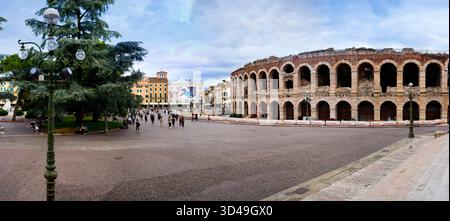Römisches Amphitheater, Verona, Italien Stockfoto