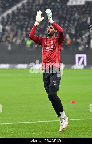 Frankfurt, Deutschland. November 2025. Fußball 1. Bundesliga 10. Spieltag Eintracht Frankfurt - 1. FSV Mainz 05 am 09.11.2025 im Deutsche Bank Park in Frankfurt Kaua Santos ( Frankfurt ) DFL-Vorschriften verbieten jede Verwendung von Fotografien als Bildsequenzen und/oder Quasi-Video. Foto: Revierfoto Credit: ddp Media GmbH/Alamy Live News Stockfoto