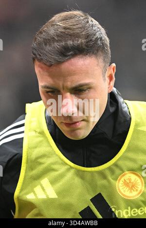 Frankfurt, Deutschland. November 2025. Fußball 1. Bundesliga 10. Spieltag Eintracht Frankfurt - 1. FSV Mainz 05 am 09.11.2025 im Deutschen Bank Park Frankfurt Mario Goetze ( Frankfurt ) DFL-Vorschriften verbieten jede Verwendung von Fotografien als Bildsequenzen und/oder Quasi-Video. Foto: Revierfoto Credit: ddp Media GmbH/Alamy Live News Stockfoto
