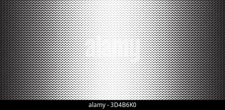 Hintergrund für lineares Halbtonmuster des Dreiecks. Abstrakte geometrische Kulisse mit trendigem Mosaikeffekt. Dynamisches Überblenden. Stock Vektor
