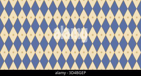 Blaues Rhombus Nahtloses Muster Stock Vektor