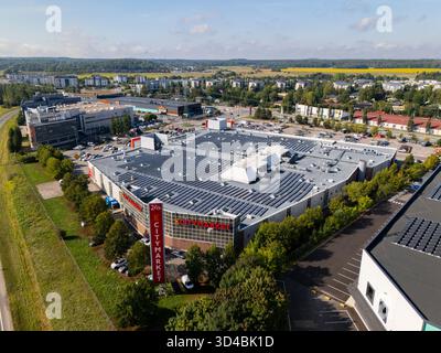 Luftaufnahme in Vantaa, Finnland Stockfoto