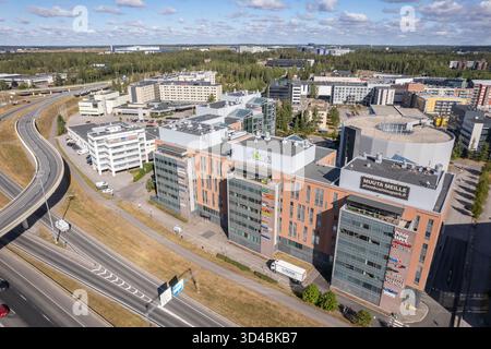 Luftaufnahme in Vantaa, Finnland Stockfoto