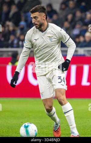 Mailand, Italien. November 2025. mario gila lazio während der Serie A FC Internazionale gegen SS Lazio Serie A - Mailand 9. november 2025 Credit: Christian Santi/Alamy Live News Stockfoto