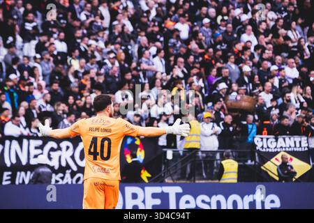 Sao Paulo, Brasilien. November 2025. SAO PAULO (SP), 09.11.2025 - BRASILIANISCHE SERIE A: CORINTHIANS x CEARA - gültig für den brasilianischen Wettbewerb der Serie A, der an diesem Sonntag, dem 9., in der Arena Itaquera in Sao Paulo ausgetragen wird. (Foto: MARCUS ANGELO/Photo Premium/SPP) 30930 (MARCUS ANGELO/SPP) Foto: SPP Sport Press Photo. /Alamy Live News Stockfoto