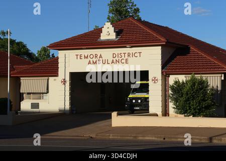Temora, NSW, Australien. November 2025. Ambulance des Bezirks Temora, 117 Hoskins St, Temora NSW 2666. Quelle: Richard Milnes/Alamy Stockfoto