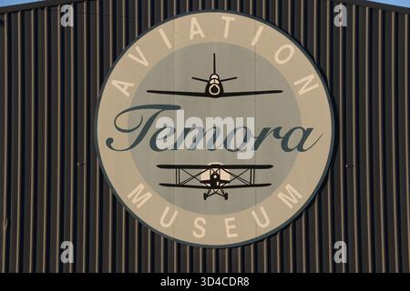 Temora, NSW, Australien. November 2025. Das 1999 gegründete Temora Aviation Museum zeigt eine der weltweit besten Sammlungen fliegenden His Stockfoto