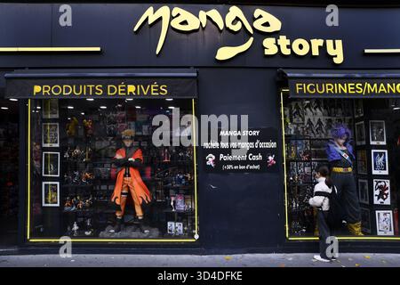 Manga Story Manga Store in Paris - Frankreich Stockfoto
