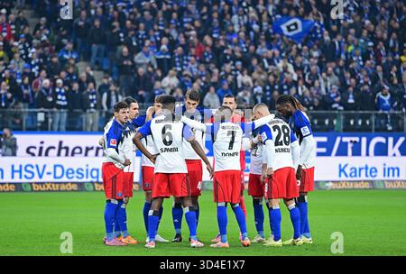 Team HSV Hamburg, 8. November 2025, Fußball, Bundesliga, HSV Hamburg - Borussia Dortmund Stockfoto