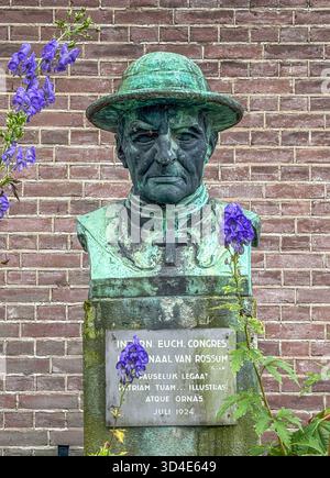 Denkmal für Kardinal Willem Marinus van Rossum im Beginenhof, Klostergemeinschaft, Wohnanlage für Frauen, Altstadt, Innenstadt, Amsterdam, Niederlande Stockfoto