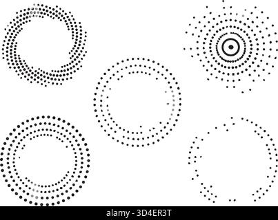Kreative Vektorillustration von geometrischen Hand gezeichneten Sonnenstrahlen isoliert auf Hintergrund. Kunst Design lineare Sonnenwellen, strahlende Linien strahlende Sterne. Abst Stock Vektor