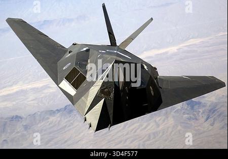 LOCKHEED F-117 Nighthawk Stealth Attack Aircraft Foto: Lockheed Stockfoto