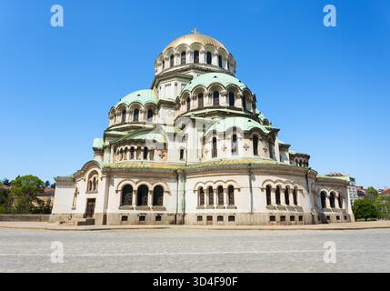 St. Alexander Newski Kathedrale in Sofia. Sofia ist die Hauptstadt und größte Stadt Bulgariens. Stockfoto