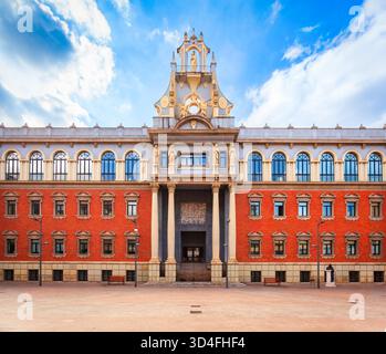 Die Universität Murcia ist die primäre Hochschule in Murcia, Spanien. Murcia ist eine Stadt im Südosten Spaniens. Stockfoto